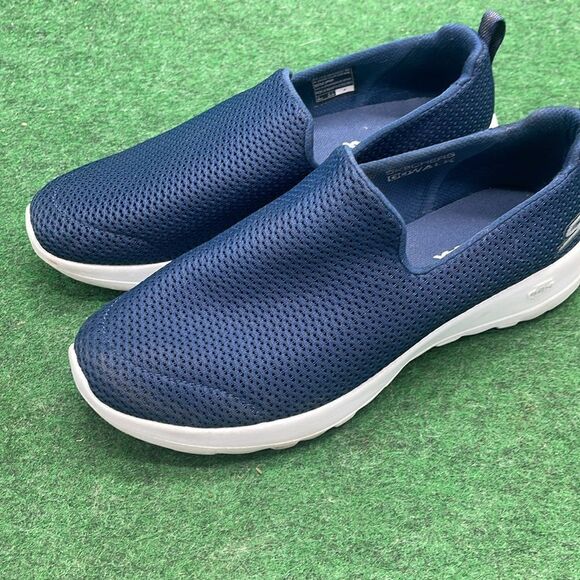 Skechers Blue Rubber Slip On Shoes - Picture 2 of 3